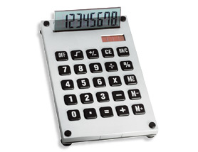 solar power desk calculator