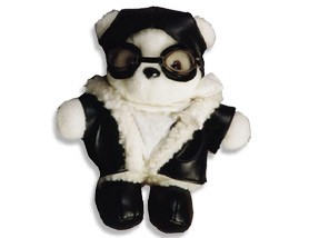 pilot teddy bear 
plush doll teddy bear 
pilot teddy bear with swim goggles 
dutyfree sales teddy bear 
sales on board pilot teddy bear